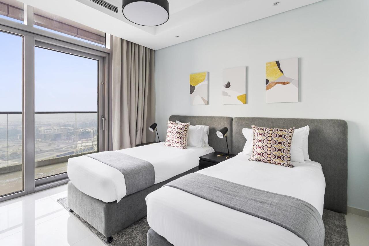 Aliving Luxury 2Br With Infinity Pool At Paramount Hotel Midtown Close To Dubai Mall & Burj Khalifa Экстерьер фото